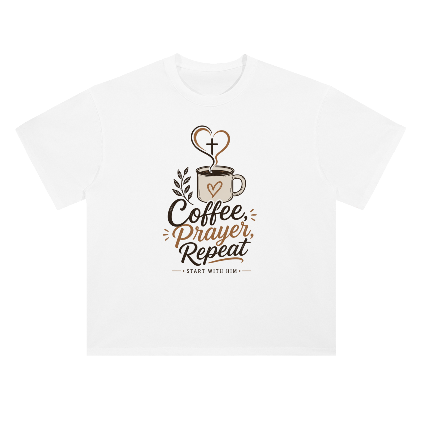 "Coffee, Prayer, Repeat" Tee