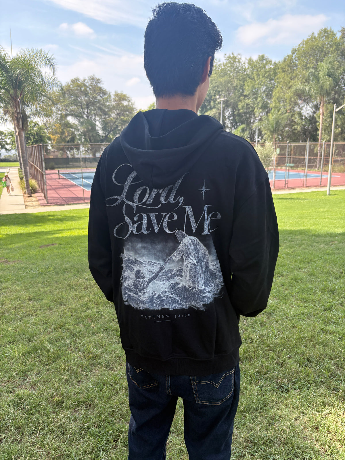 "Lord Save Me" Zip Up