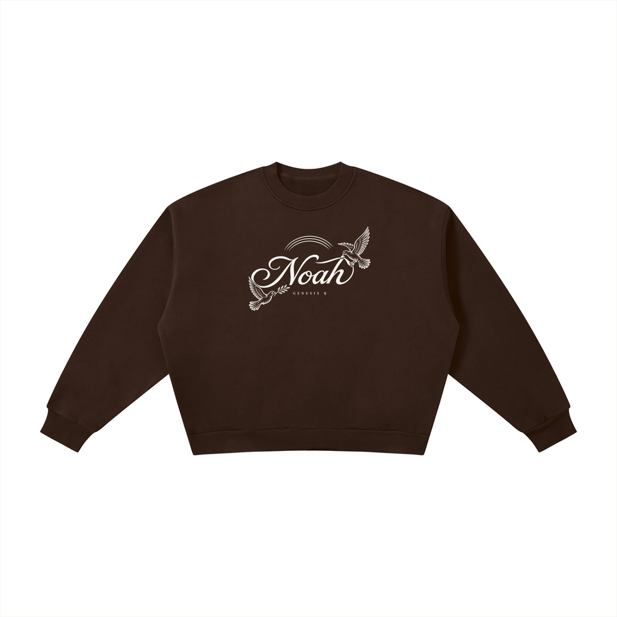 Noah Christian crewneck, Genesis 9 print, view 3