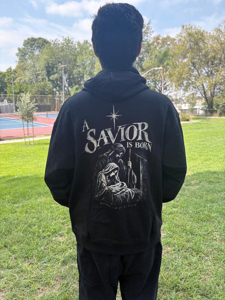 "A Savior is Born" Zip Up