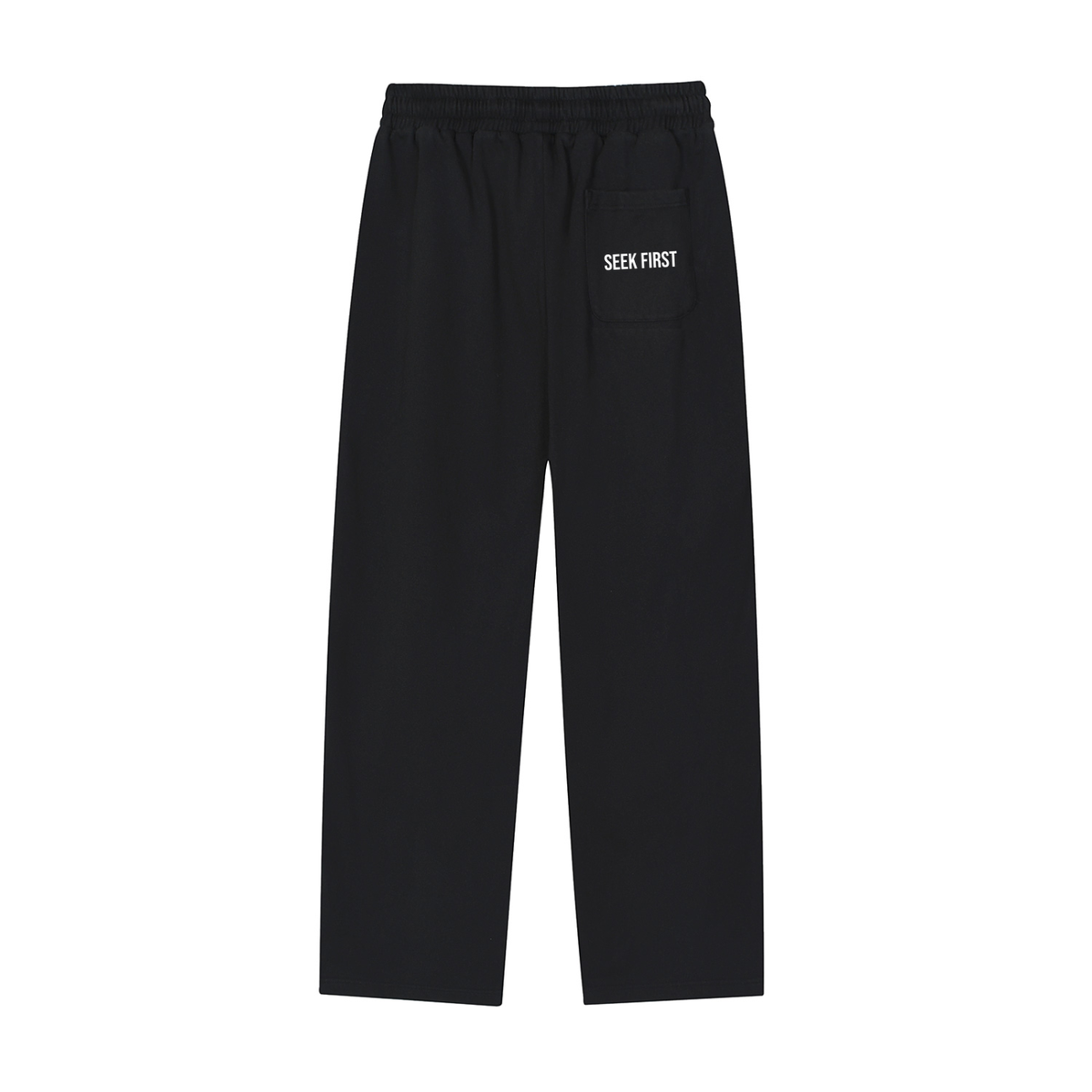 "SEEK FIRST" SWEATPANTS