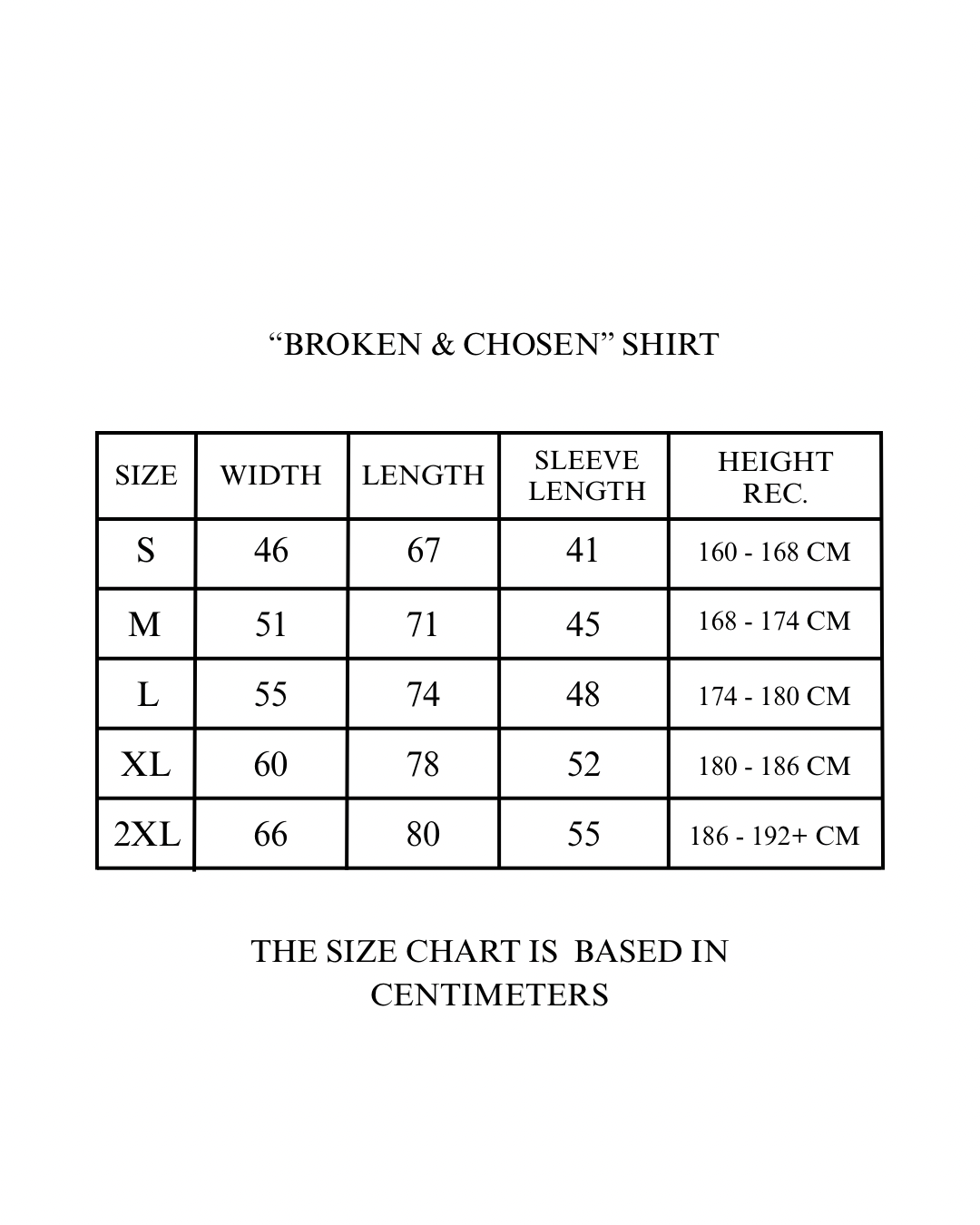 "Broken & Chosen" White Tee