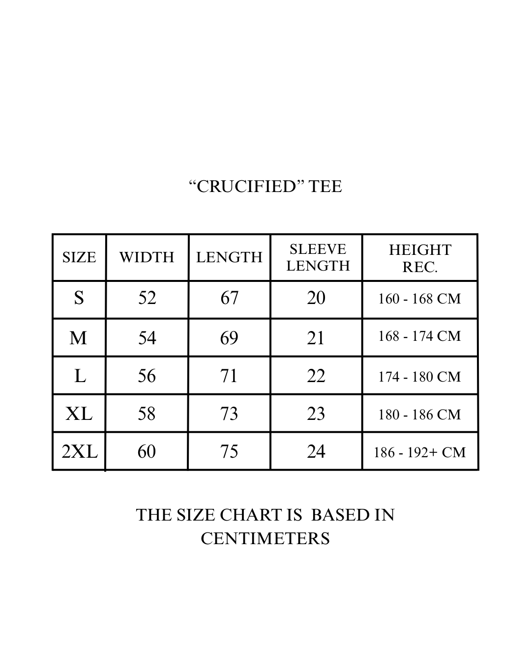 "Crucified" Tee