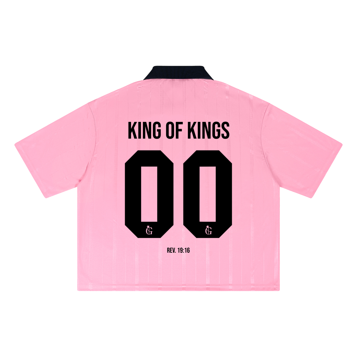 "JESUS IS KING" PINK JERSEY