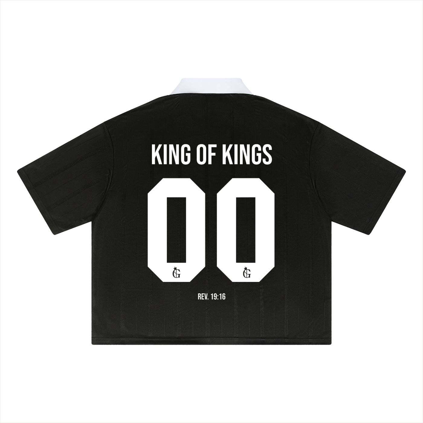"JESUS IS KING" BLACK JERSEY