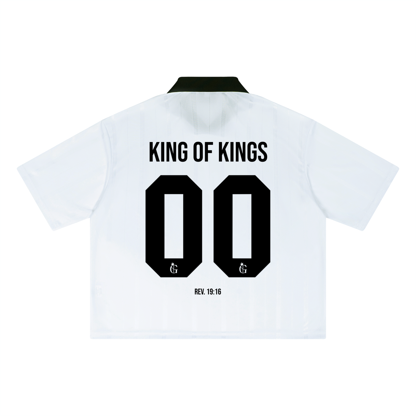 "JESUS IS KING" WHITE JERSEY