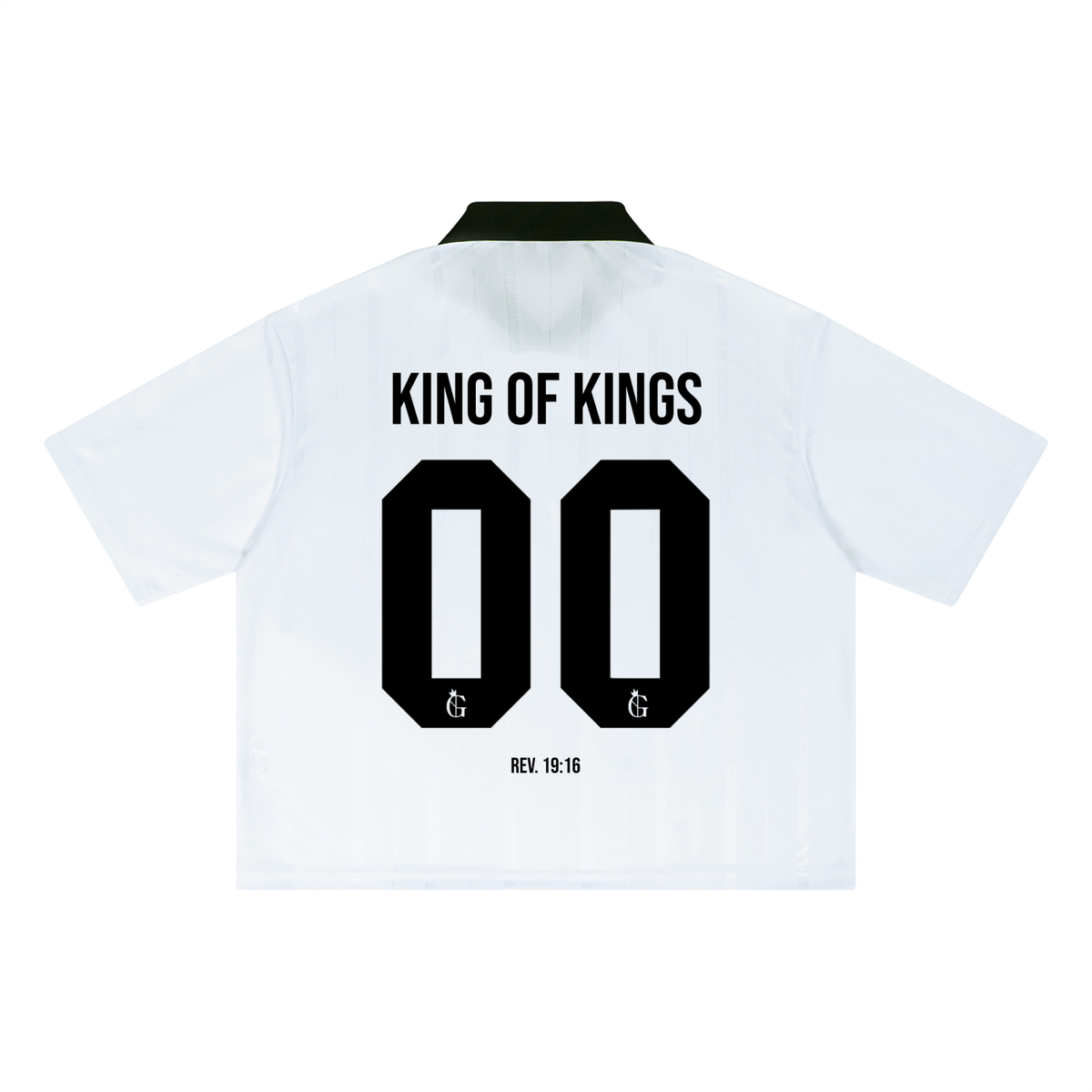 "JESUS IS KING" WHITE JERSEY