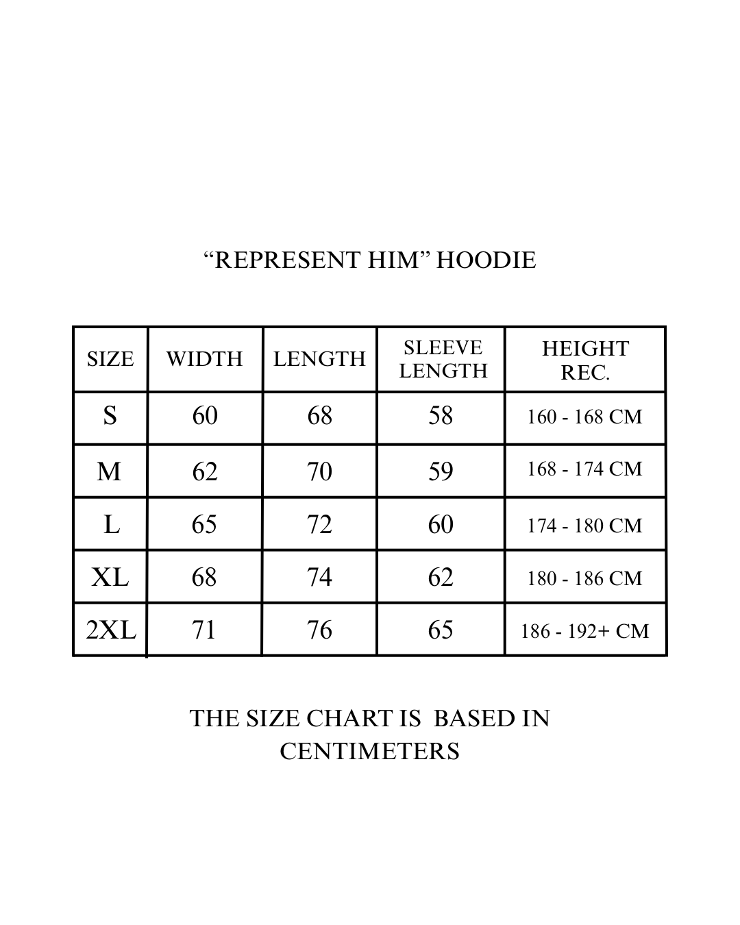 “Represent Him” Black Hoodie