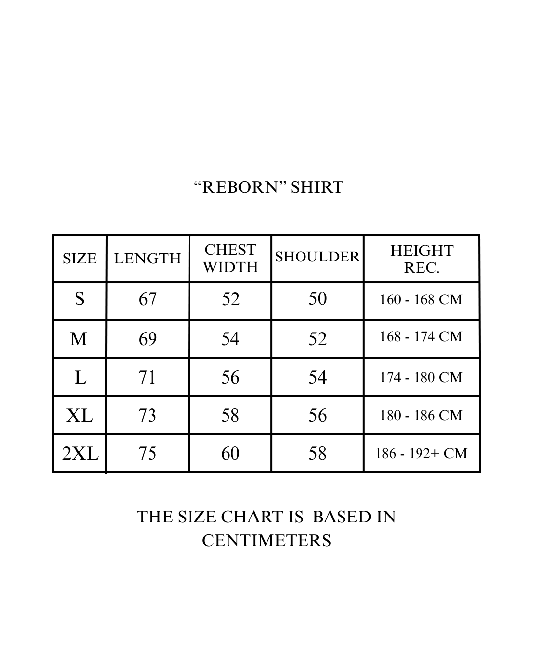 "Reborn" Tee