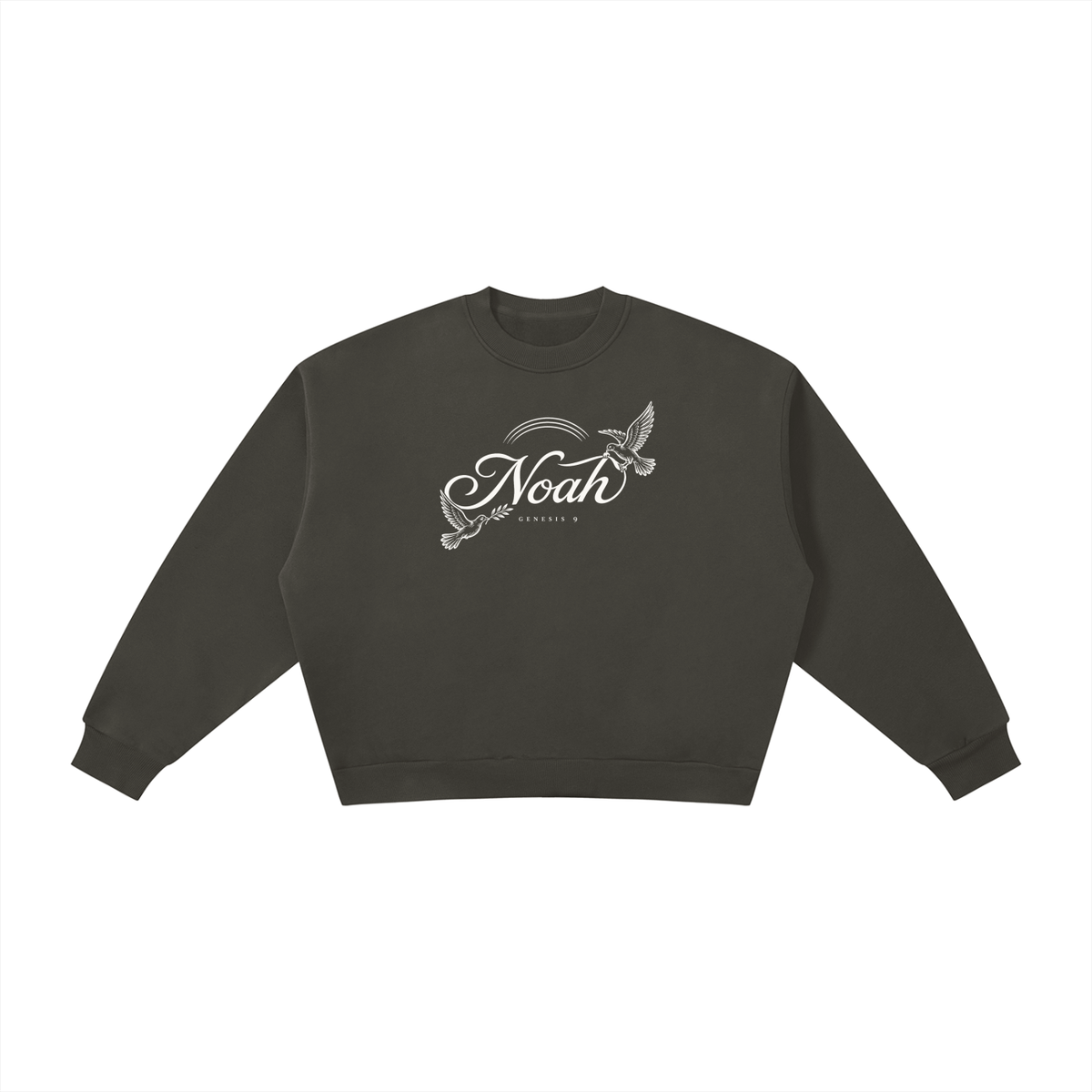 Noah Christian crewneck, Genesis 9 print, view 5